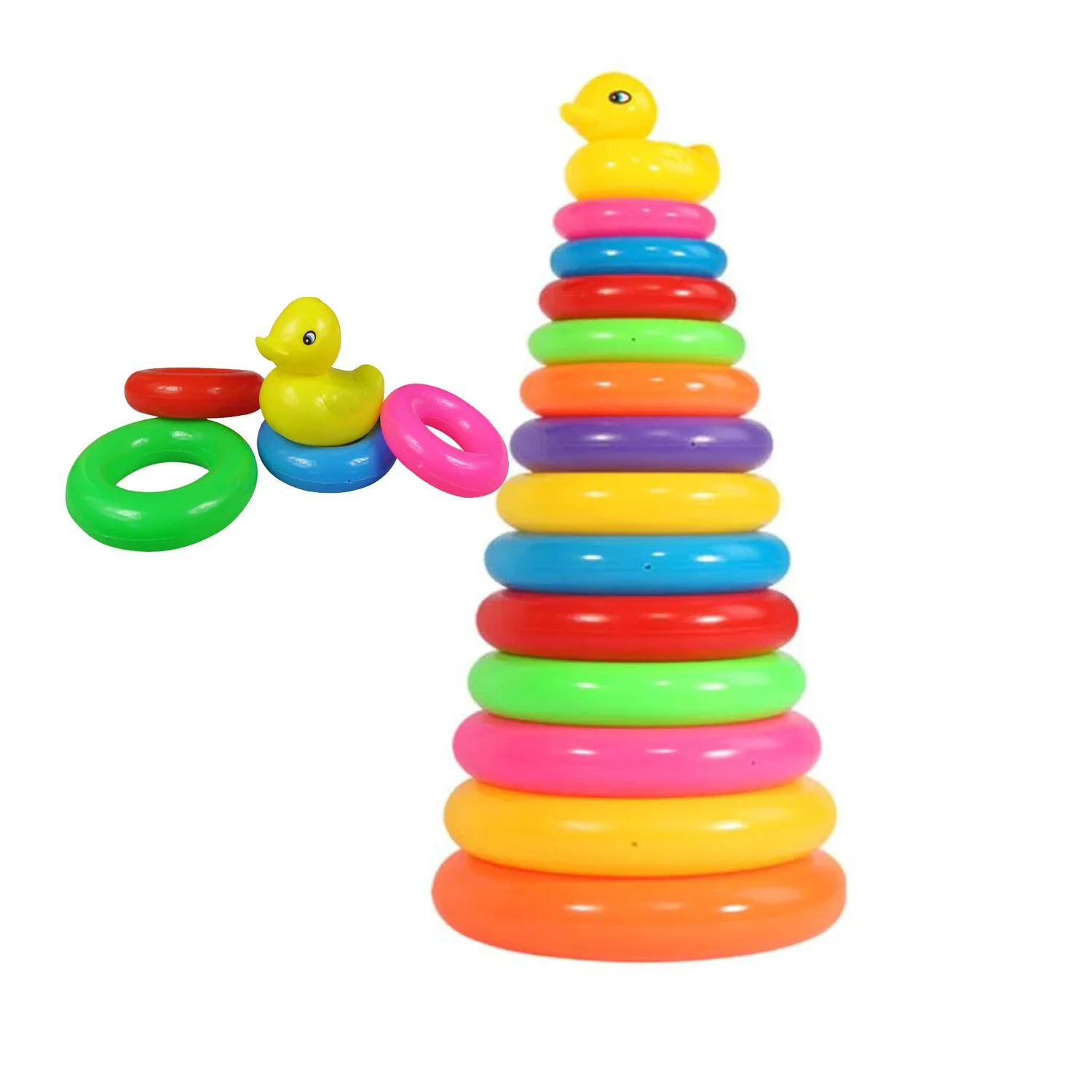 ANILLOS APILABLES DE ARCOÍRIS PARA NIÑOS - 2