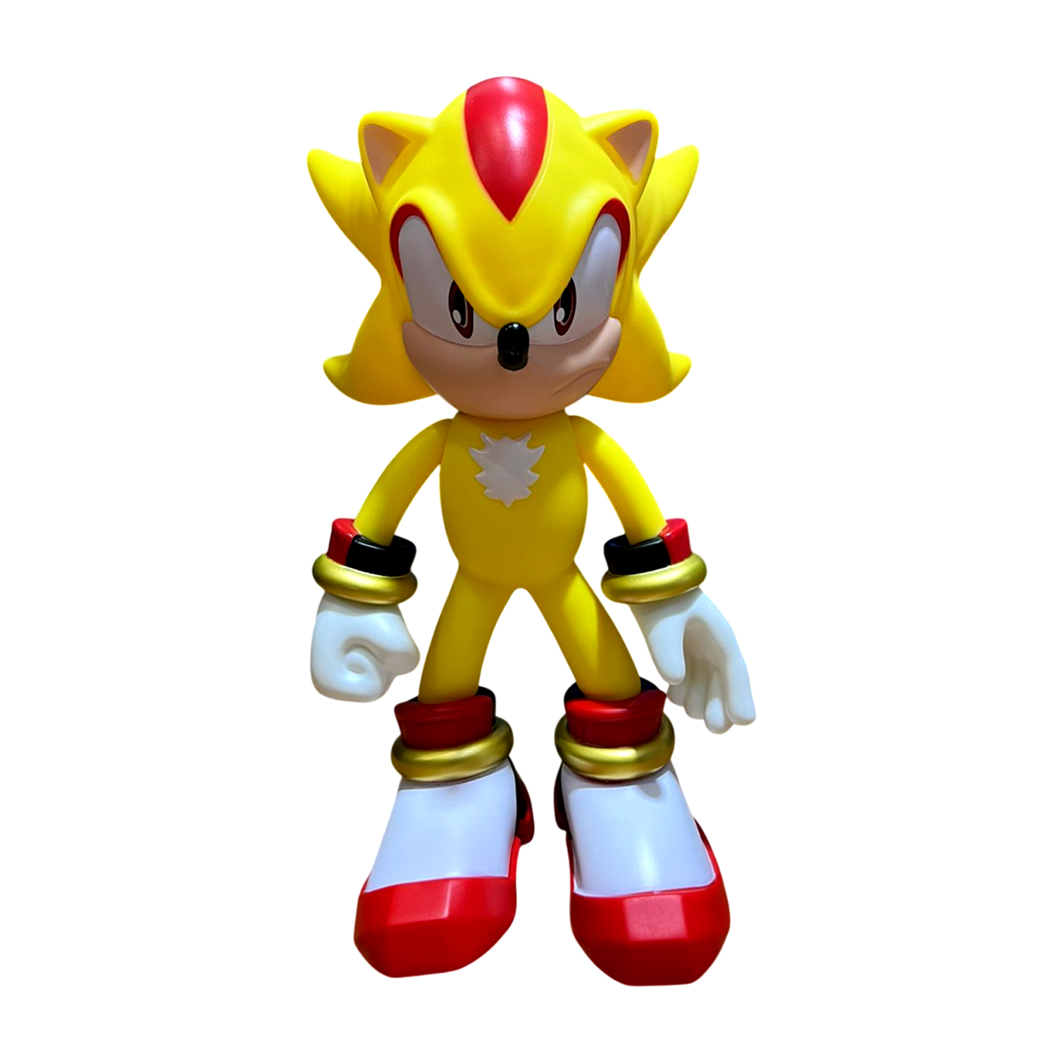 MUÑECO SONIC THE HEDGEHOG ARTICULABLE SÚPER SHADOW AMARILLO - 2