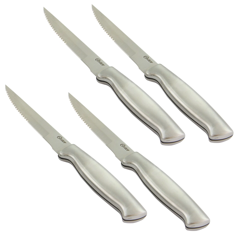 SET DE CUCHILLOS PARA MESA BALDWYN 4 PIEZAS ACERO - 1