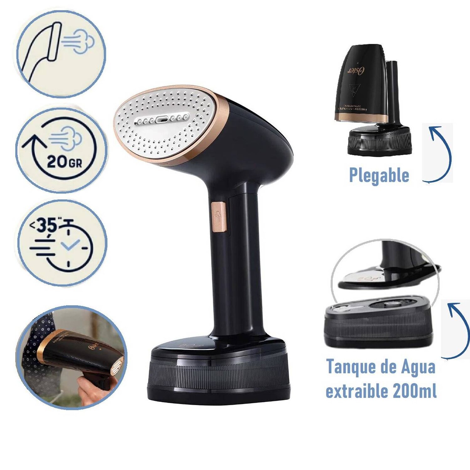 VAPORIZADOR PORTATIL OSTER GCSTFS300 - 1
