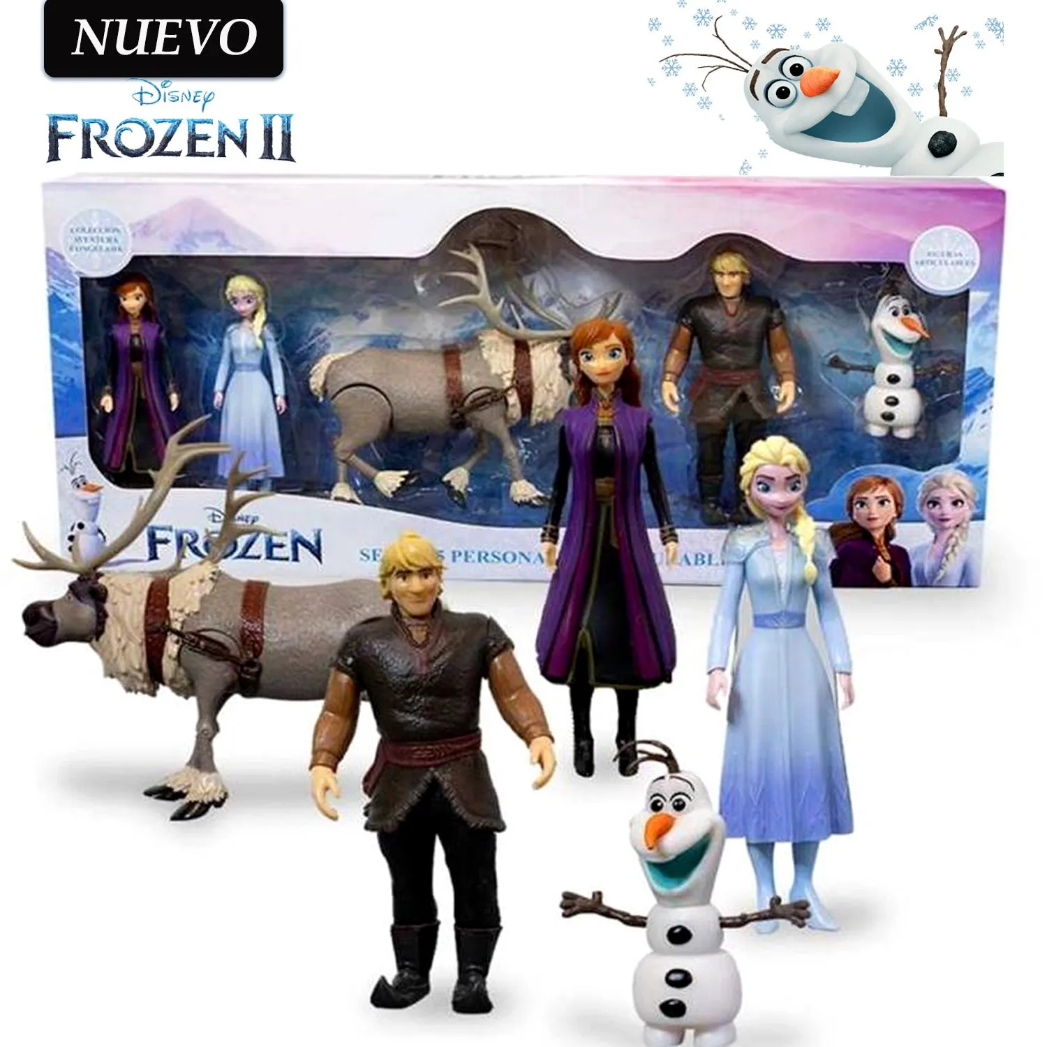 SET DE FIGURAS ARTICULABLES FROZEN II DISNEY FZM-5 - 1