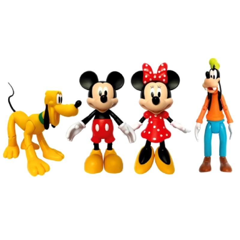 SET DE FIGURAS ARTICULABLES MICKEY MOUSE Y SUS AMIGOS 4 PCS 	MM-4DLX - 2