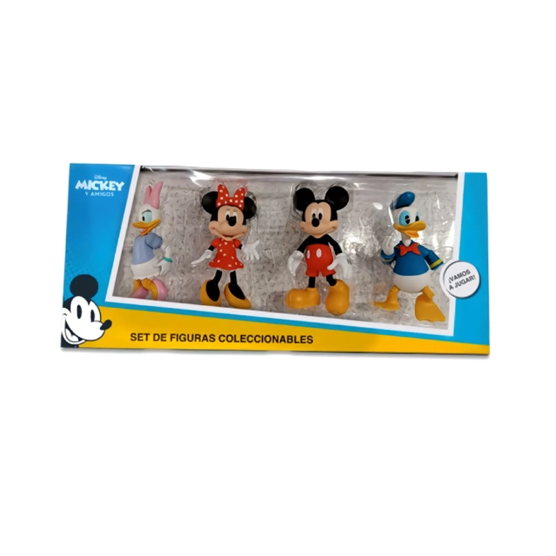 SET DE FIGURAS ARTICULABLES MICKEY MOUSE Y SUS AMIGOS 4 PCS MM-4DLXI - 3
