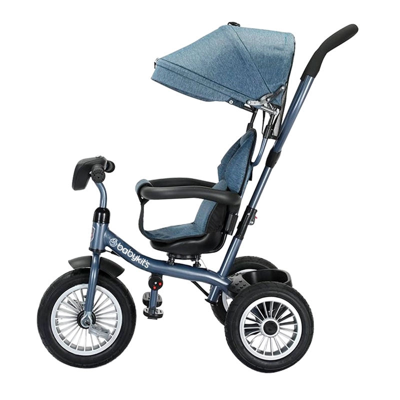 TRICICLO BABY KITS 360° MUSICAL CON LUCES 1326 AZUL - 2