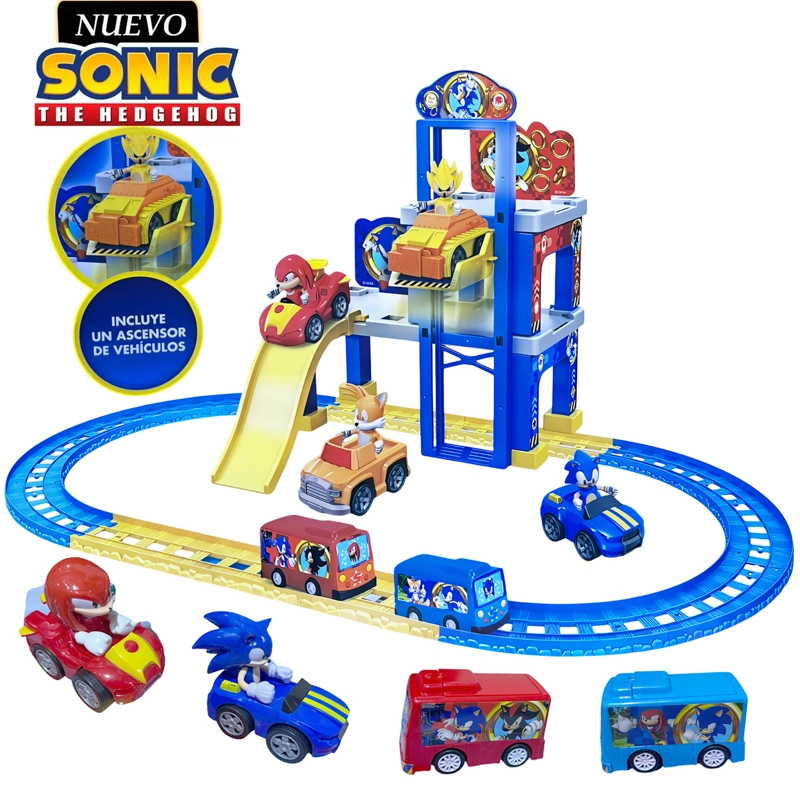 JUGUETE SET DE PISTA ESTACIONAMIENTO DE SONIC SNI-2026A - 1