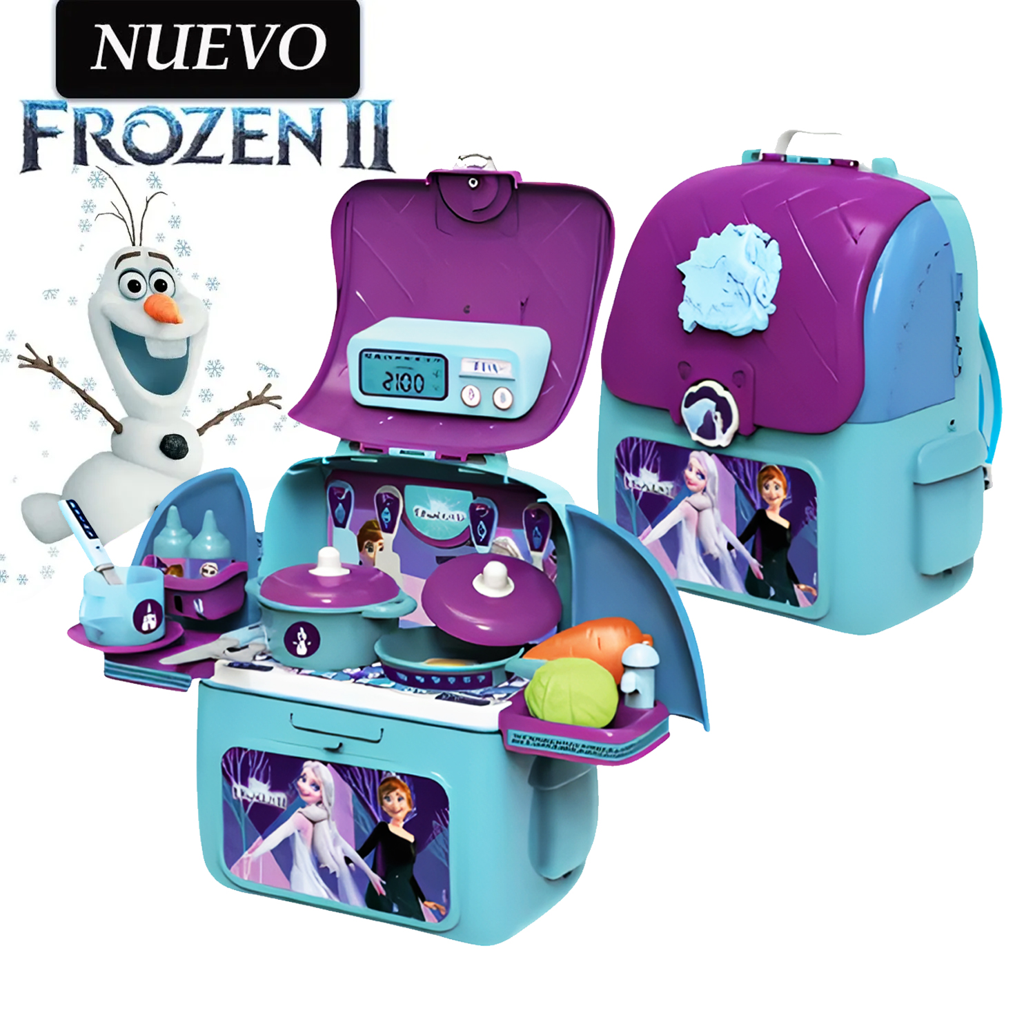 JUGUETE SET DE COCINA 2 EN 1 FROZEN EODS008-961M - 1