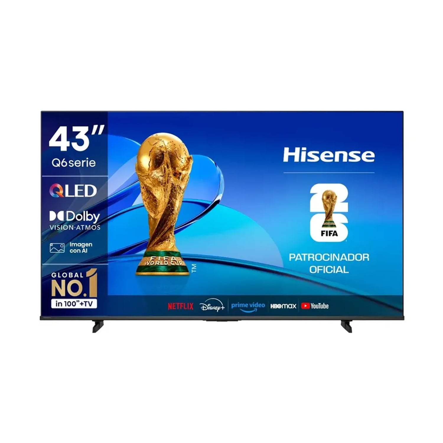 TELEVISOR HISENSE SMART TV 43 QLED 4K UHD 43Q6QV - 5