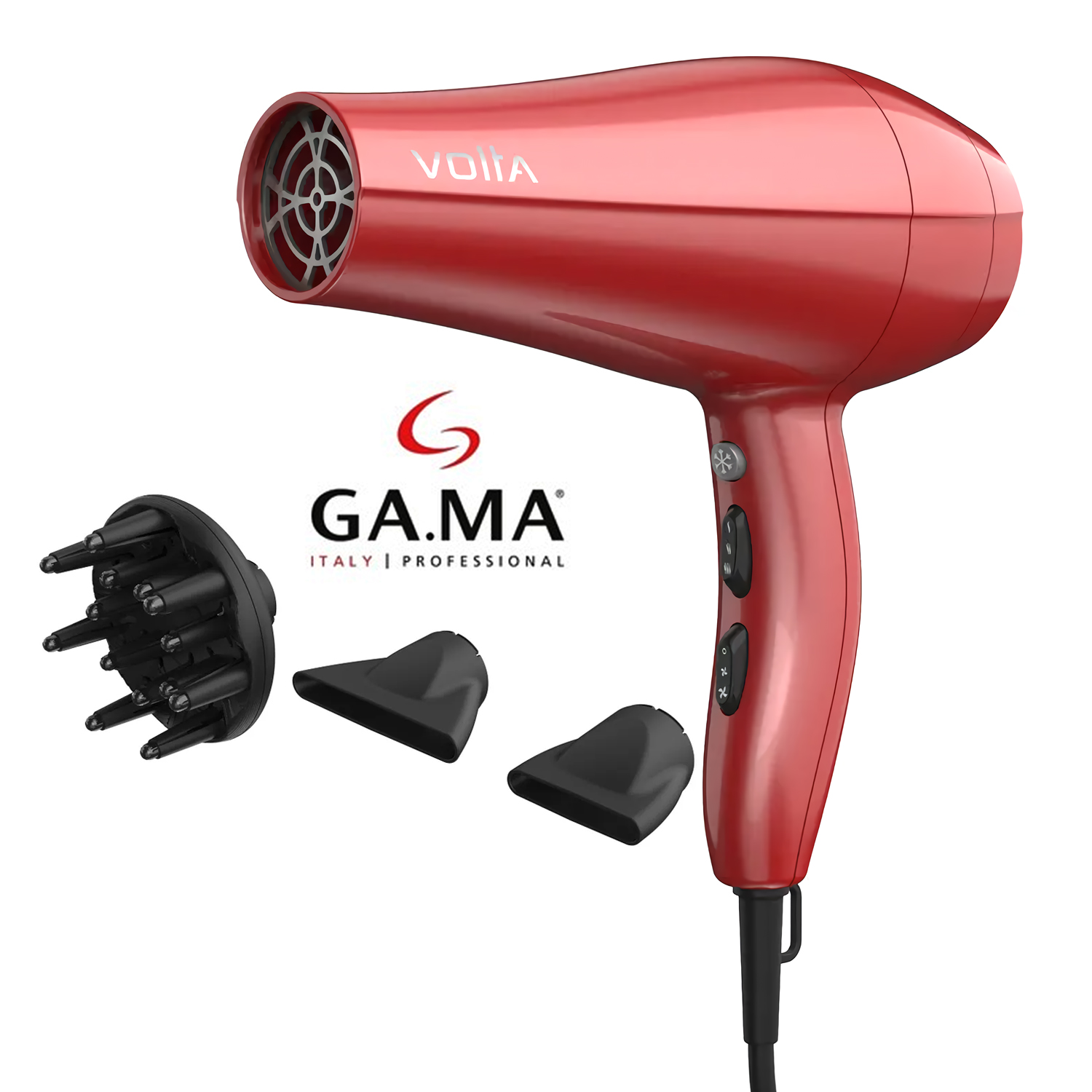 SECADORA PROFESIONAL ROJA AC MOTOR 2300W BECHD0000002167 - 1