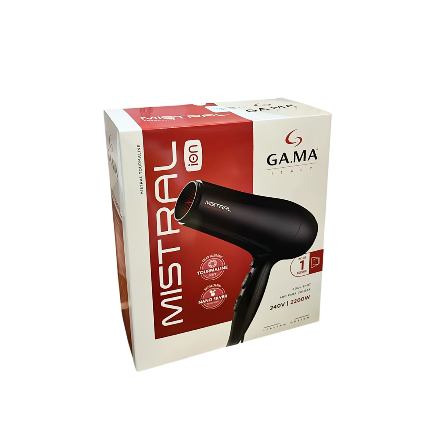 SECADORA DE CABELLO GAMA MISTRAL TOURMALINE 2200W BECHD0000002464 - 3