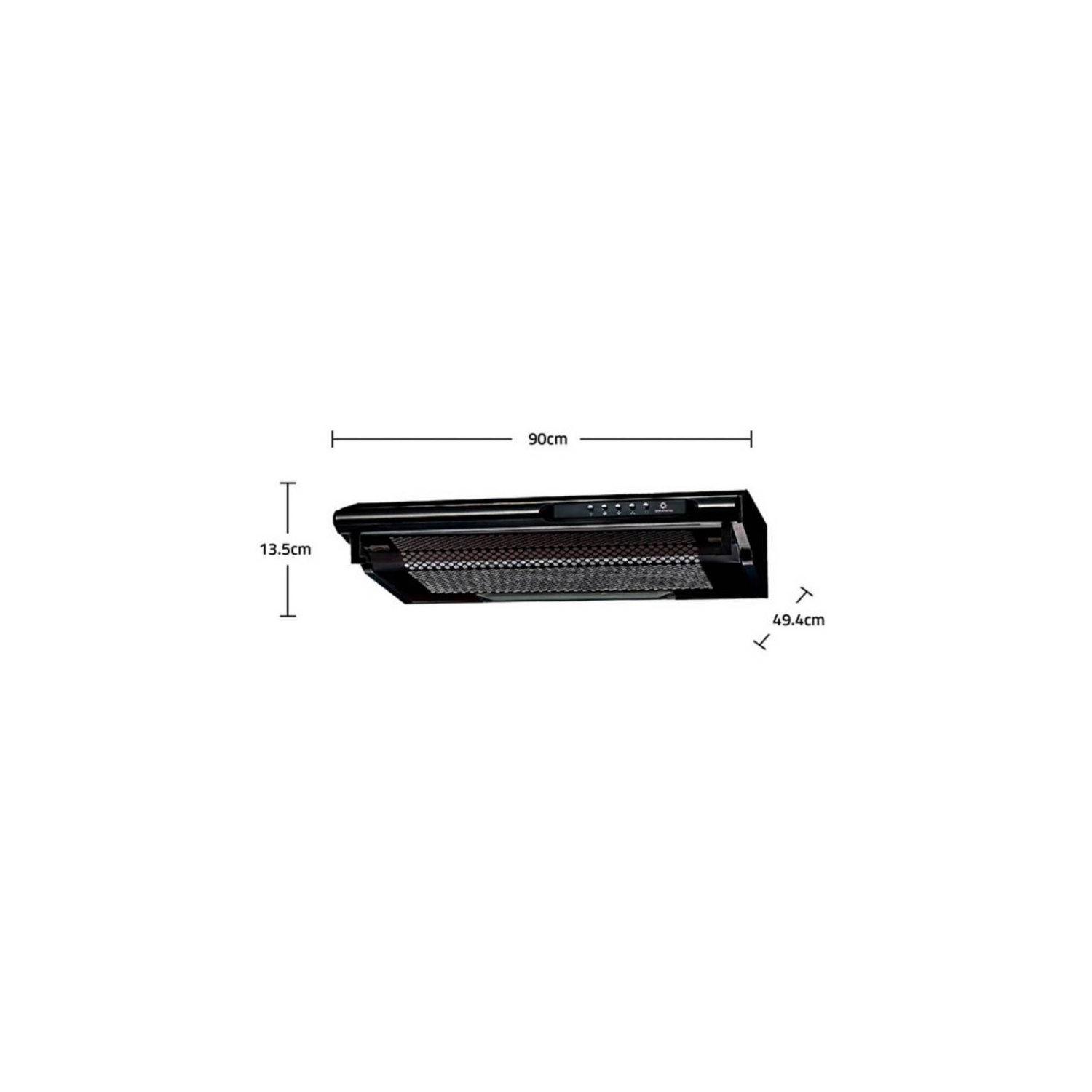 CAMPANA EXTRACTORA INDURAMA 90 CM 3 VELOCIDADES CEI-902NE - 4