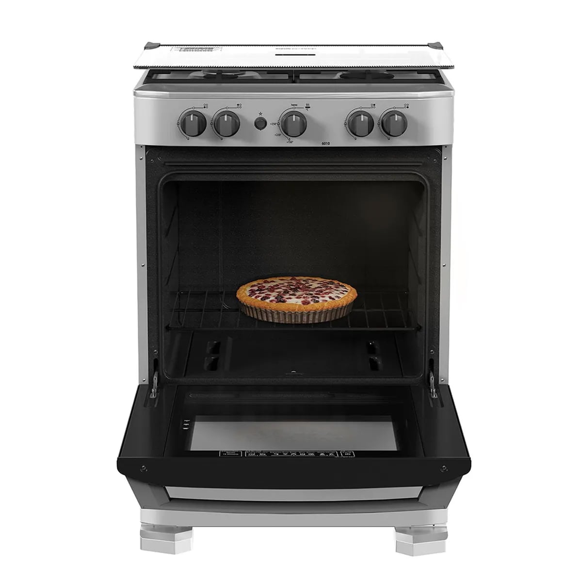 COCINA DE PISO A GAS 60CM SILVER MABE CMP6010FG1 - 3