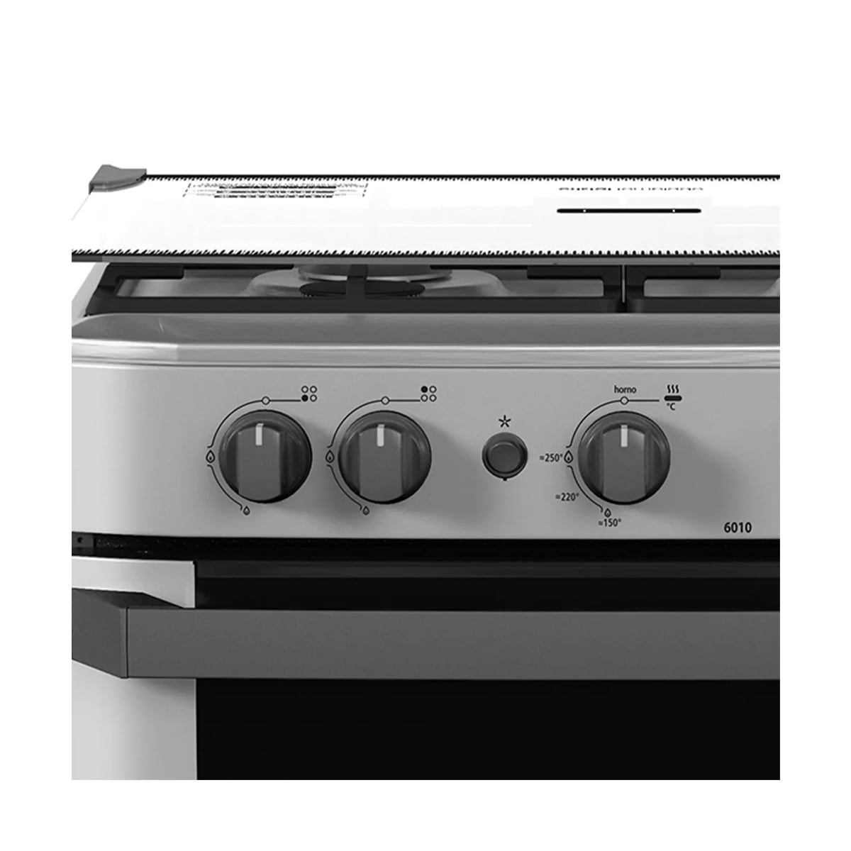 COCINA DE PISO A GAS 60CM SILVER MABE CMP6010FG1 - 6