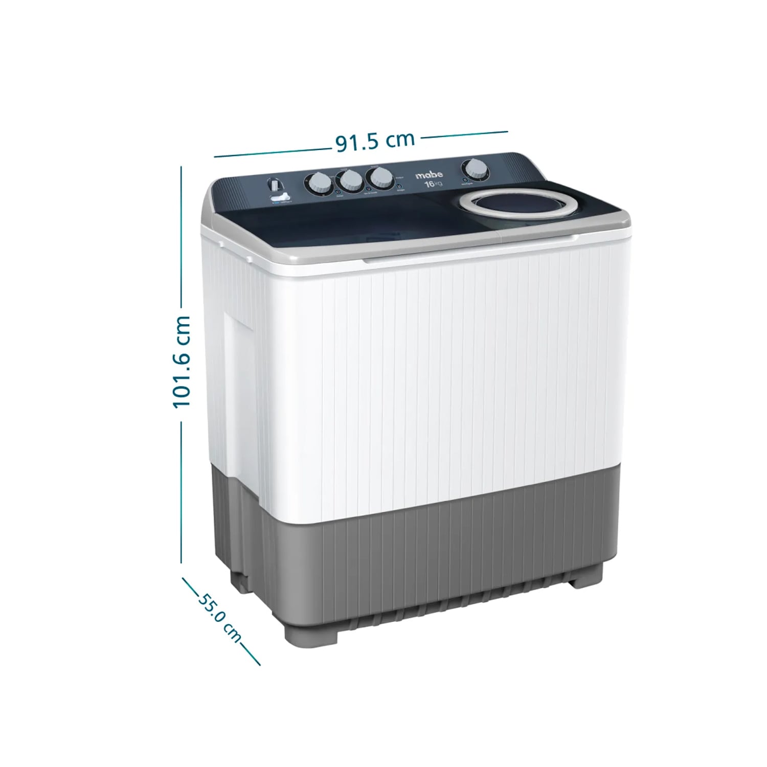 LAVADORA SEMIAUTOMÁTICA DE 16 KG BLANCA LMD6124PBBB0 - 3