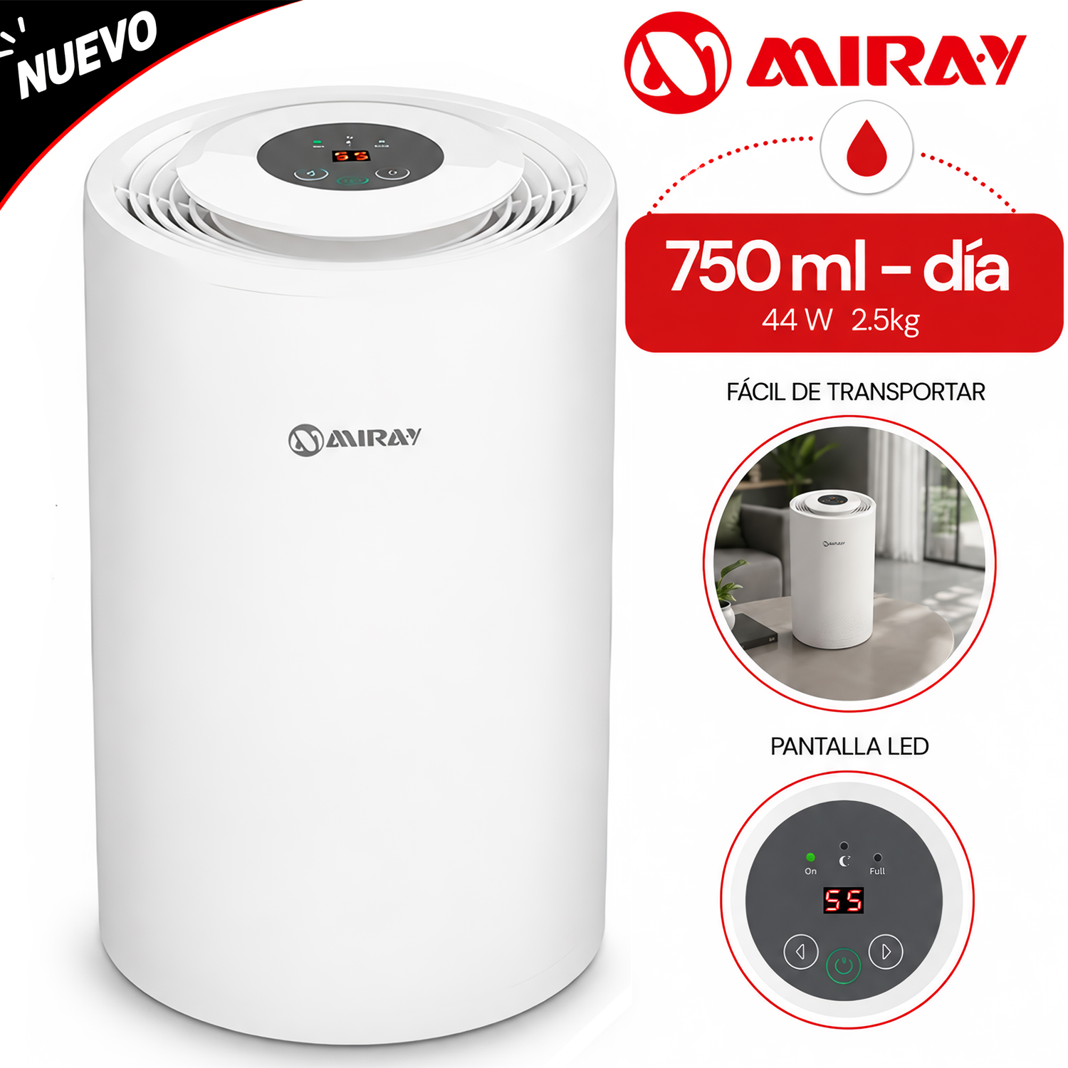 DESHUMEDECEDOR DM-750 750 ML - 1