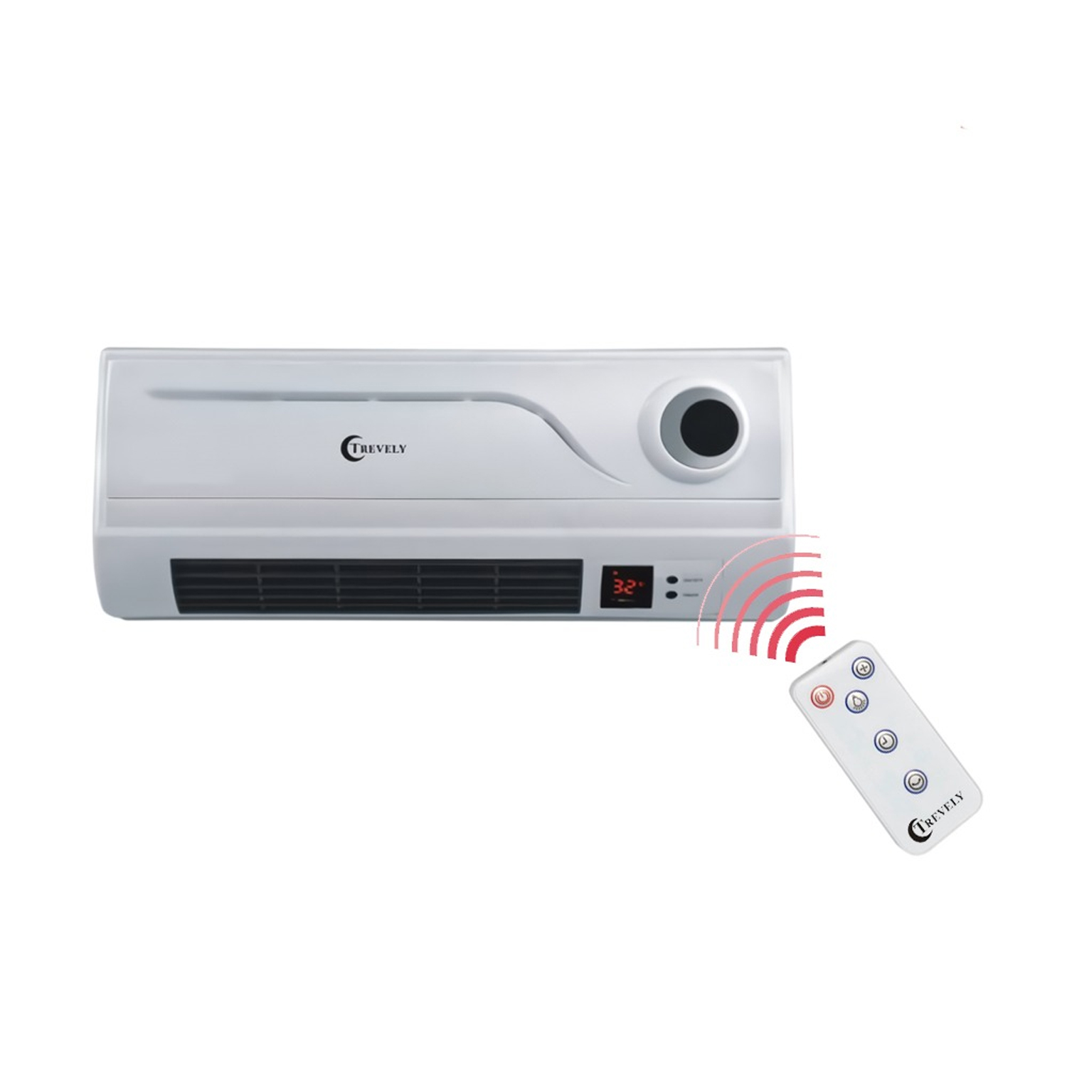 CALENTADOR DE PARED TCH-080 2000W CON CONTROL REMOTO - 3