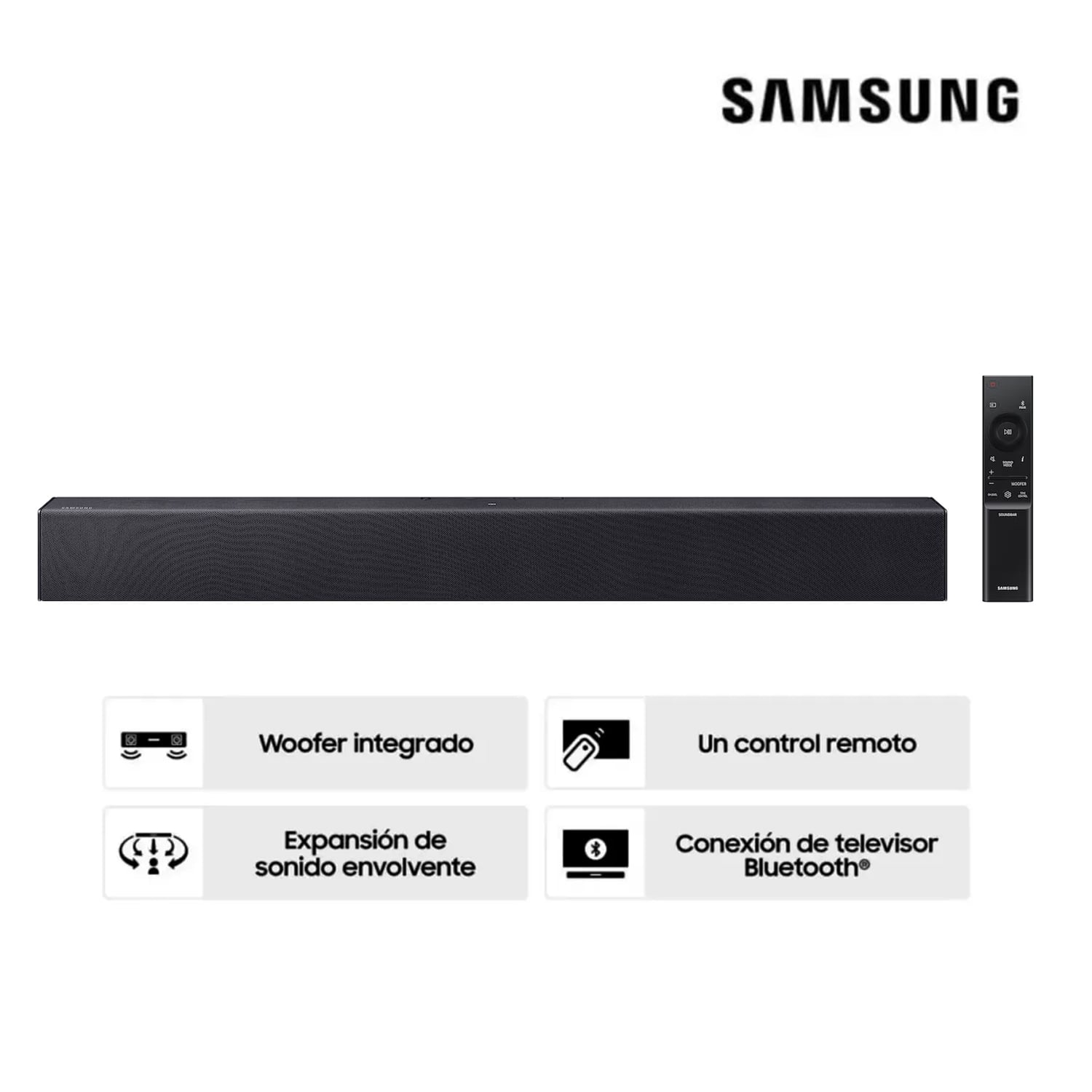 SOUNDBAR 2.0 CH HW-B400F 40 WATTS (2025) - 1