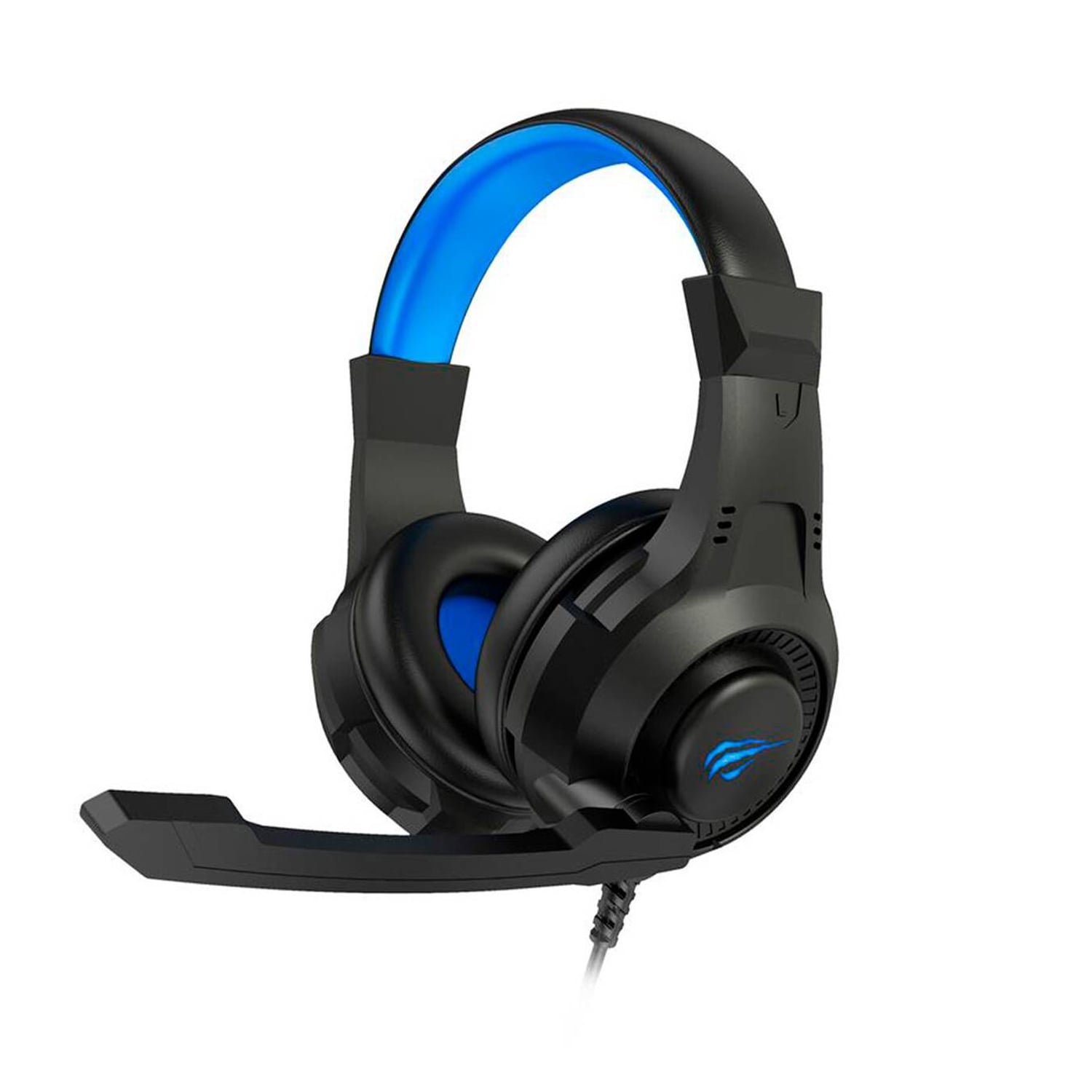 AUDÍFONO GAMER H2031D RETRO ILUMINADO AZUL - 1