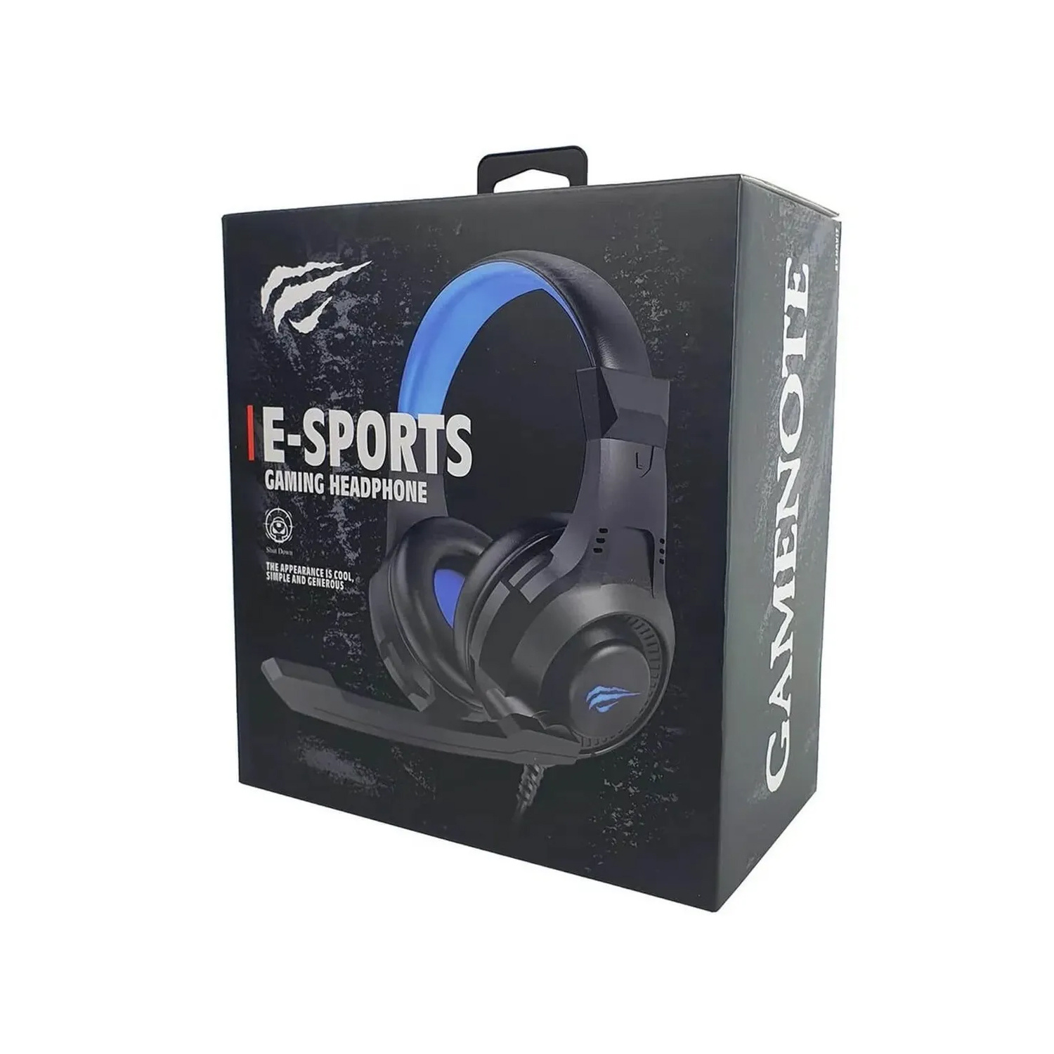 AUDÍFONO GAMER H2031D RETRO ILUMINADO AZUL - 4