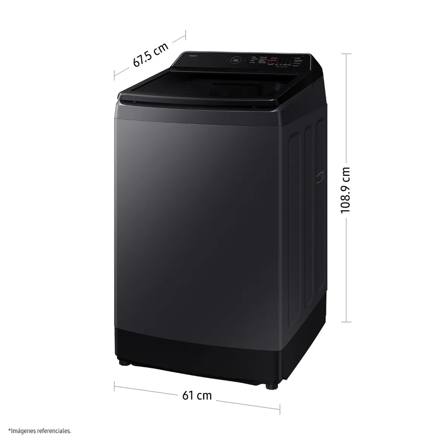 LAVADORA ECOBUBBLE 15KG GRIS GRAFITO WA40F15E4CPE - 2