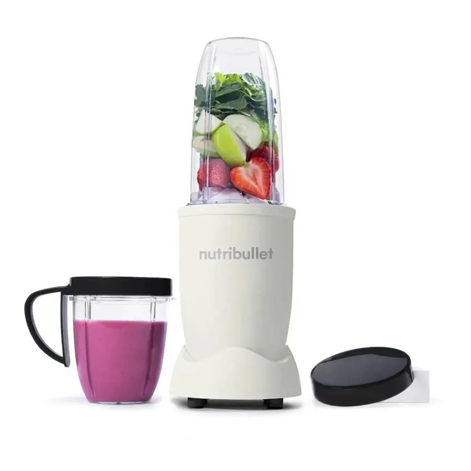 LICUADORA PORTÁTIL NUTRIBULLET 600 PARA SMOOTHIES Y BATIDOS 700ML BLANCO - 3