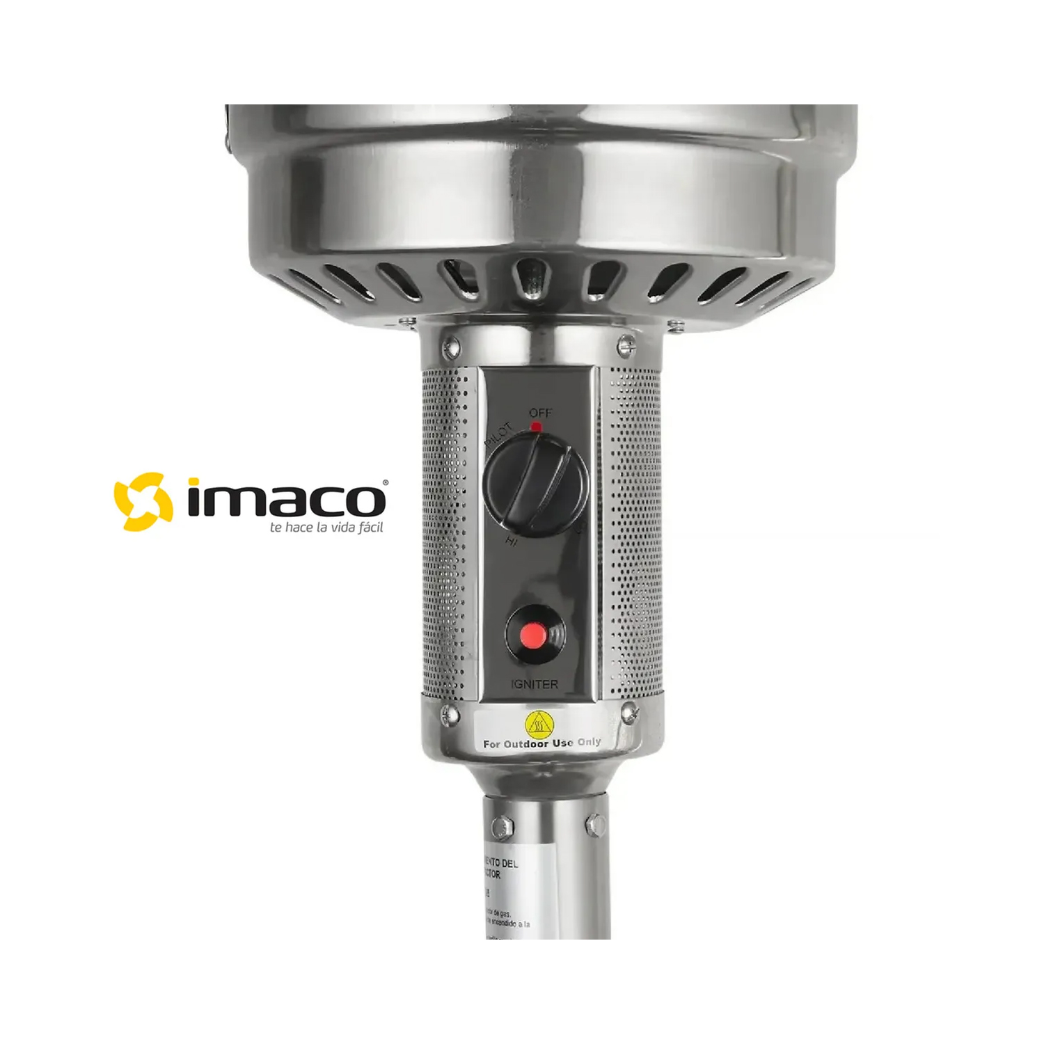 CALENTADOR DE PATIO A GAS PHS130 ACERO INOX - 3