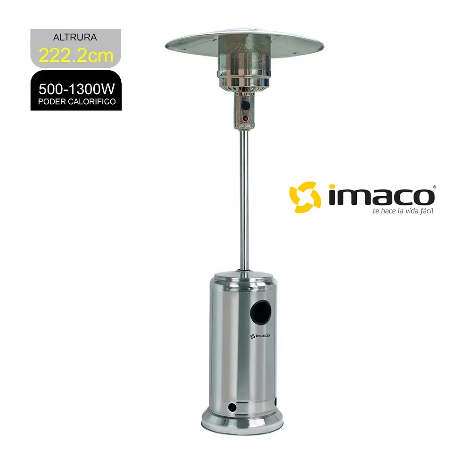 CALENTADOR DE PATIO A GAS PHS130 ACERO INOX - 6