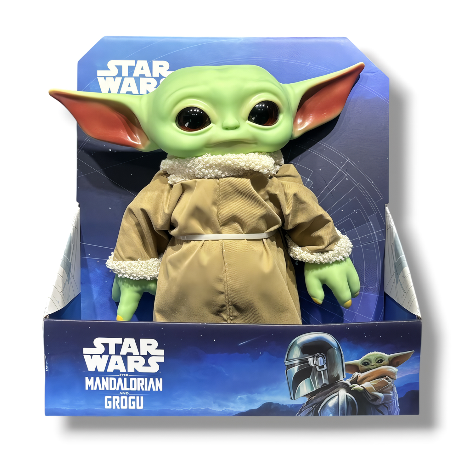 FIGURA COLECCIONABLE GROGU BABY YODA TAMAÑO 11 PULGADAS - 1