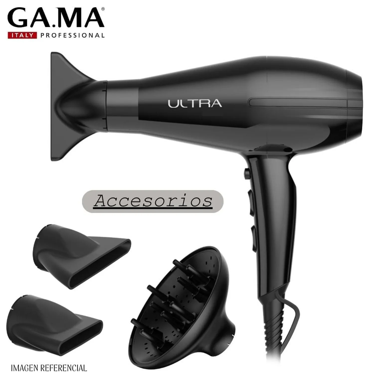 SECADORA ULTRA ION DE 2 VELOCIDADES GAMA BECHD0000002004 - 3
