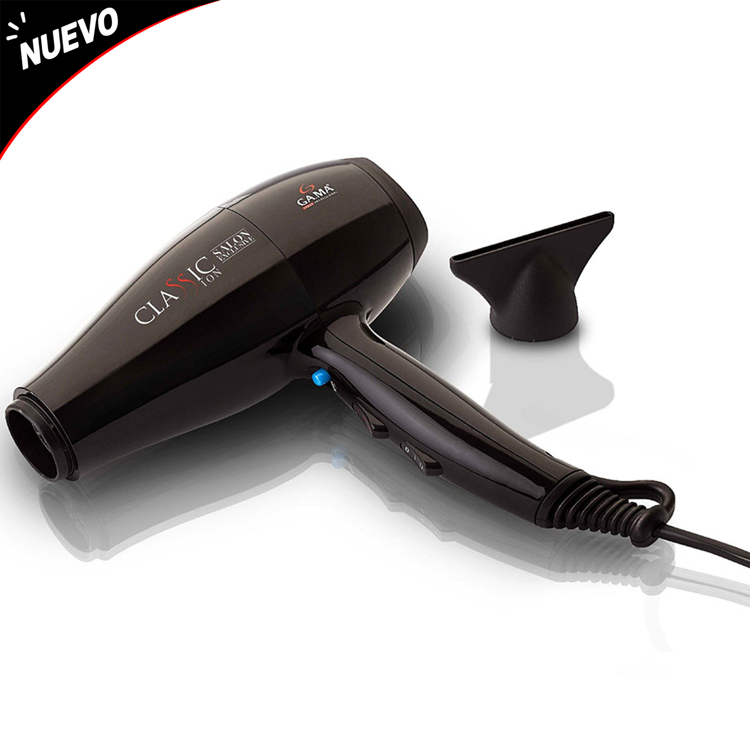 SECADORA DE CABELLO GAMA CLASSIC BLACK ION BECHD0000000416 - 1