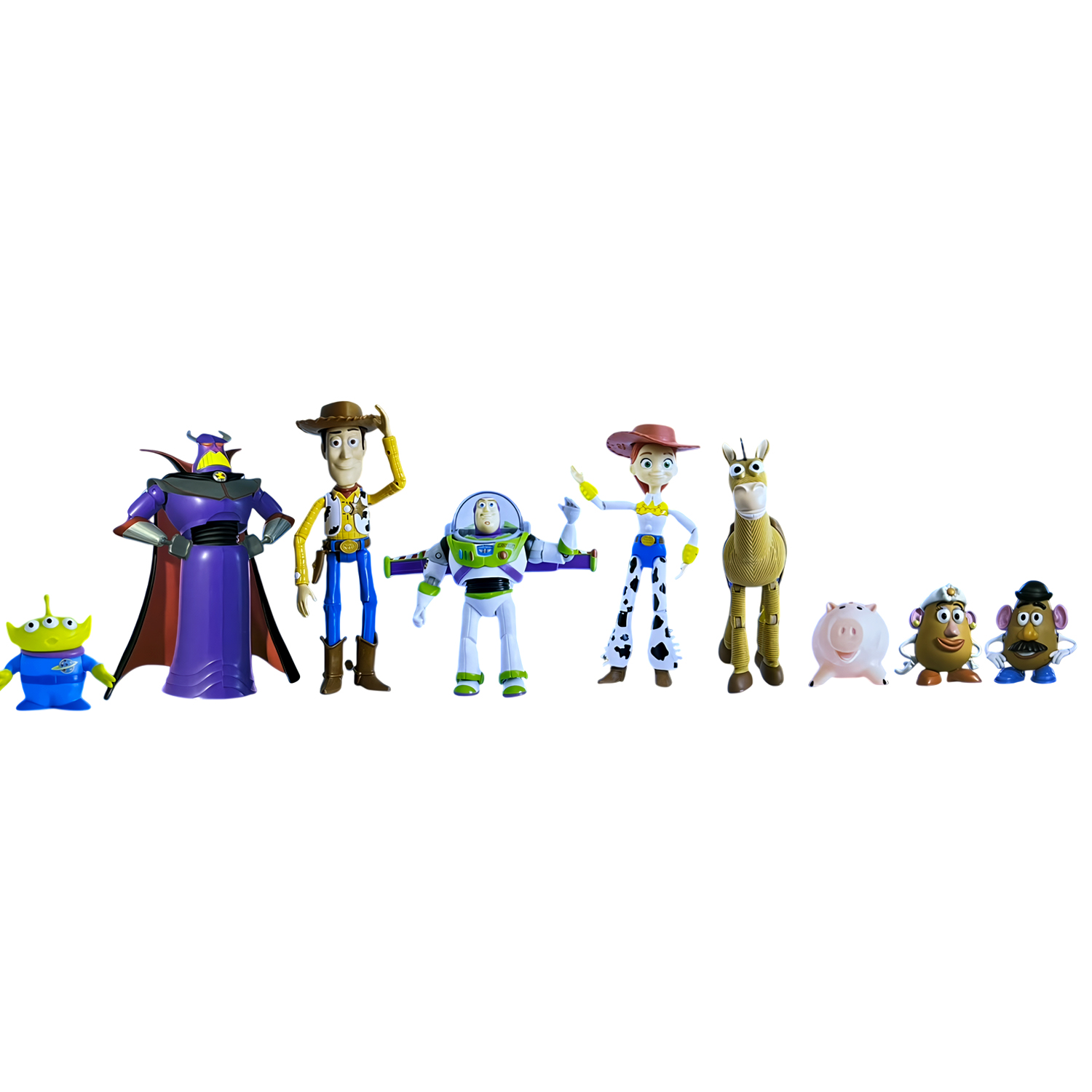 SET DE MUÑECOS DE JEBE TOY STORY ARTICULADOS ZURG 9 PCS - 2
