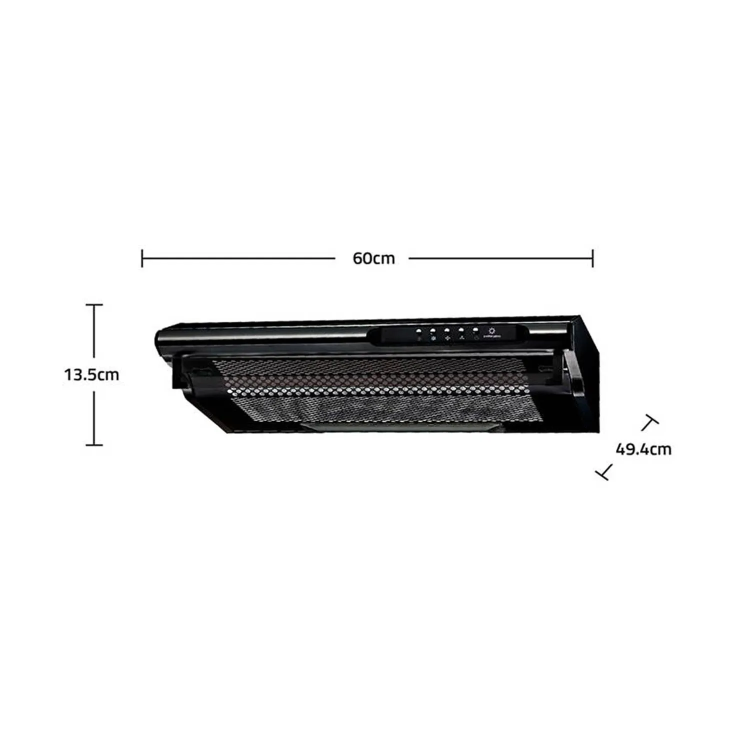 CAMPANA EXTRACTORA 3 VELOCIDADES CEI-602NE - 3