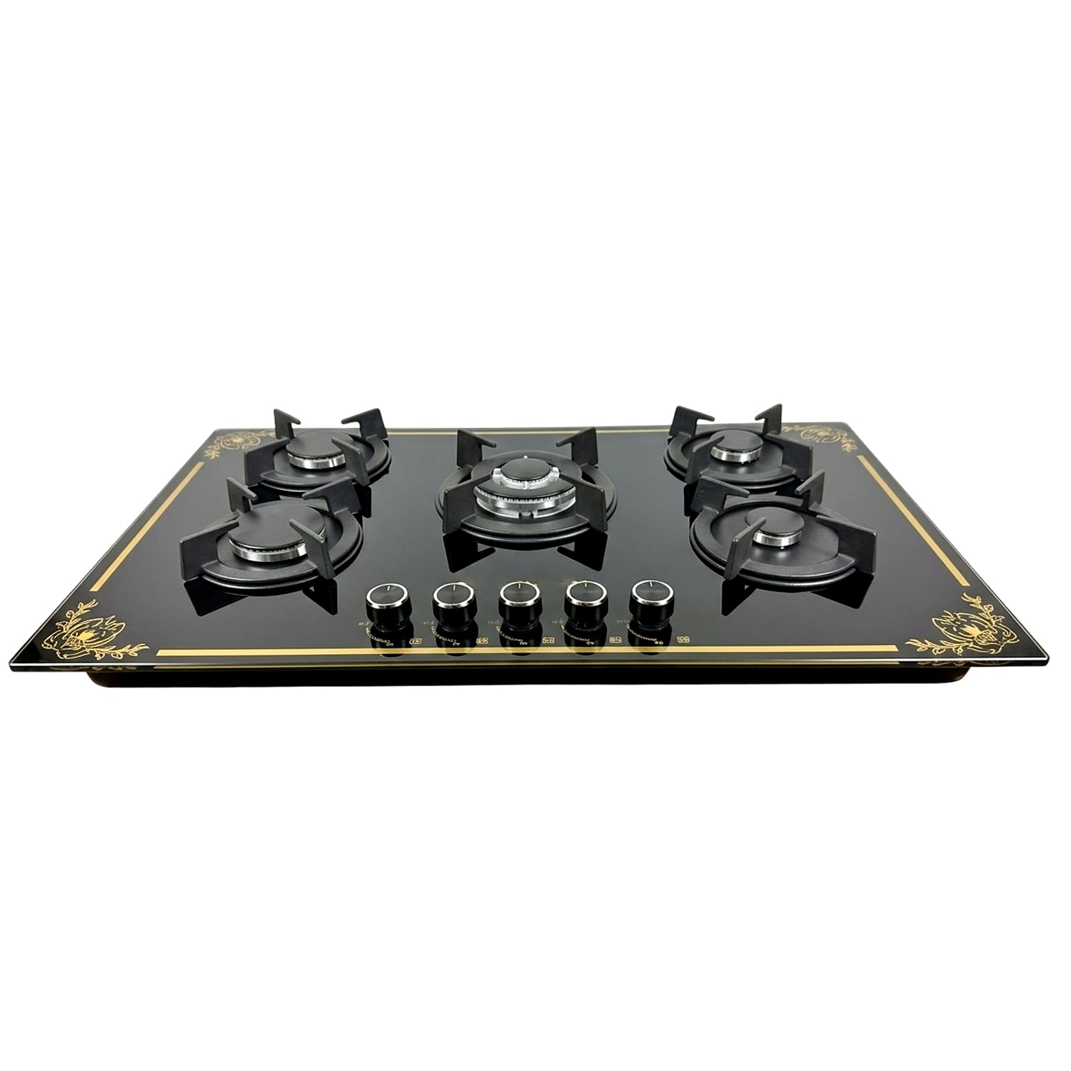 COCINA EMPOTRABLE PGAS 5 QUEMADORES VIDRIO TEMPLADO 90CM - 2