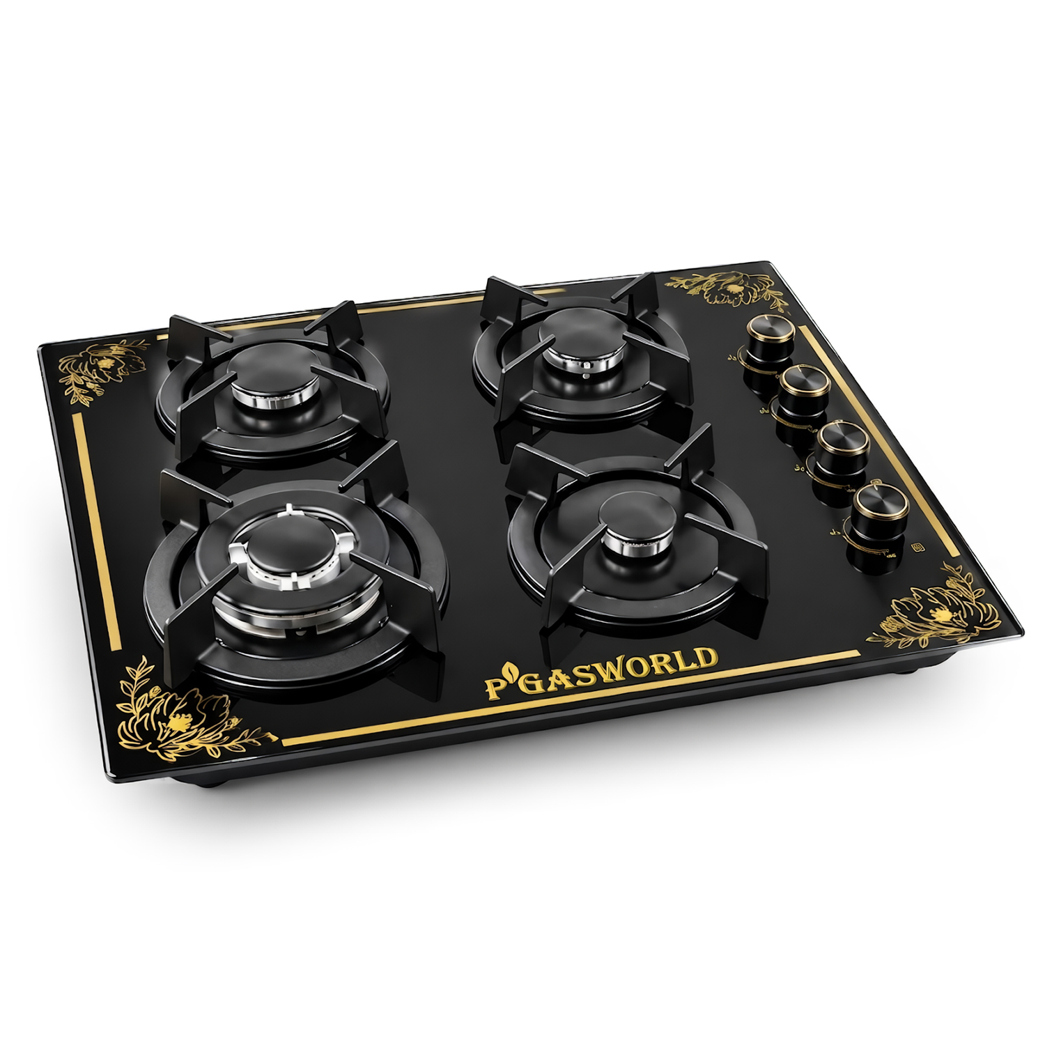 COCINA EMPOTRABLE PGAS 4 QUEMADORES VIDRIO TEMPLADO 60CM - 5
