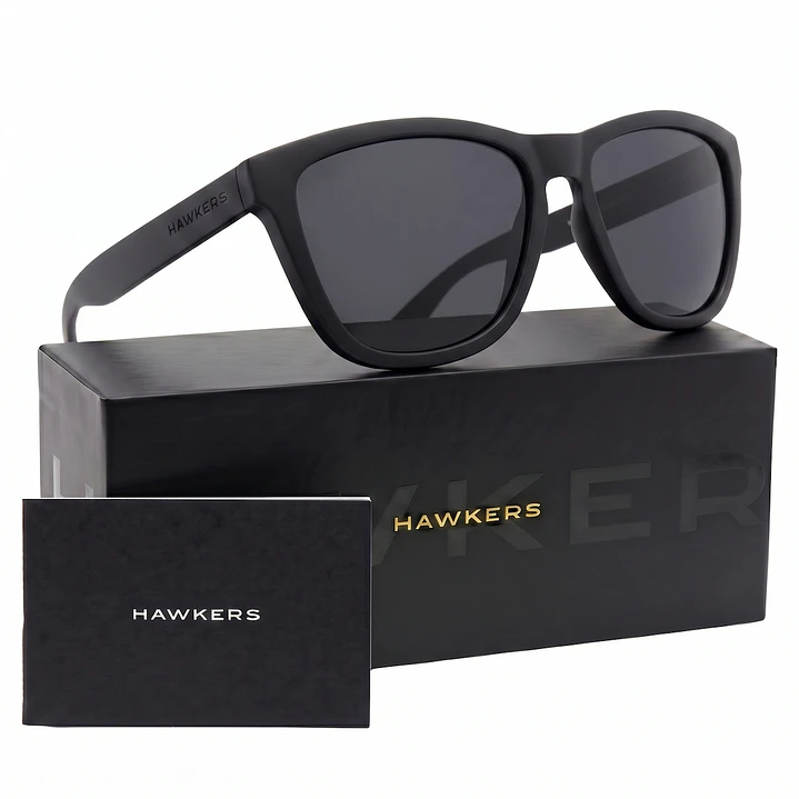 LENTES DE SOL POLARIZADO HAWKERS ONE 140014 NEGRO MATE UNISEX TALLA 54MM - NEZMUN.PE - 1