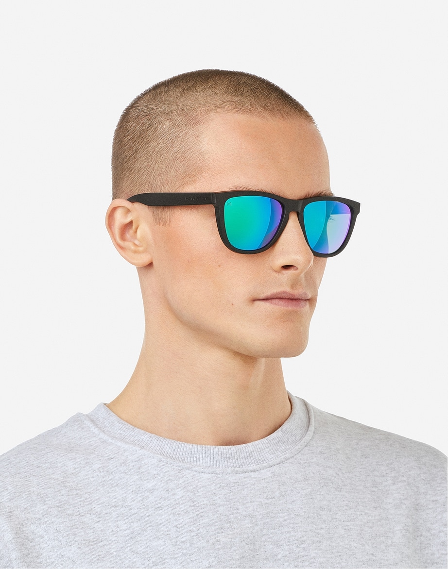 LENTES DE SOL HAWKERS ONE RAW HONR21BET0 NEGRO VERDE ESPEJADO TALLA 54MM - NEZMUN.PE - 2