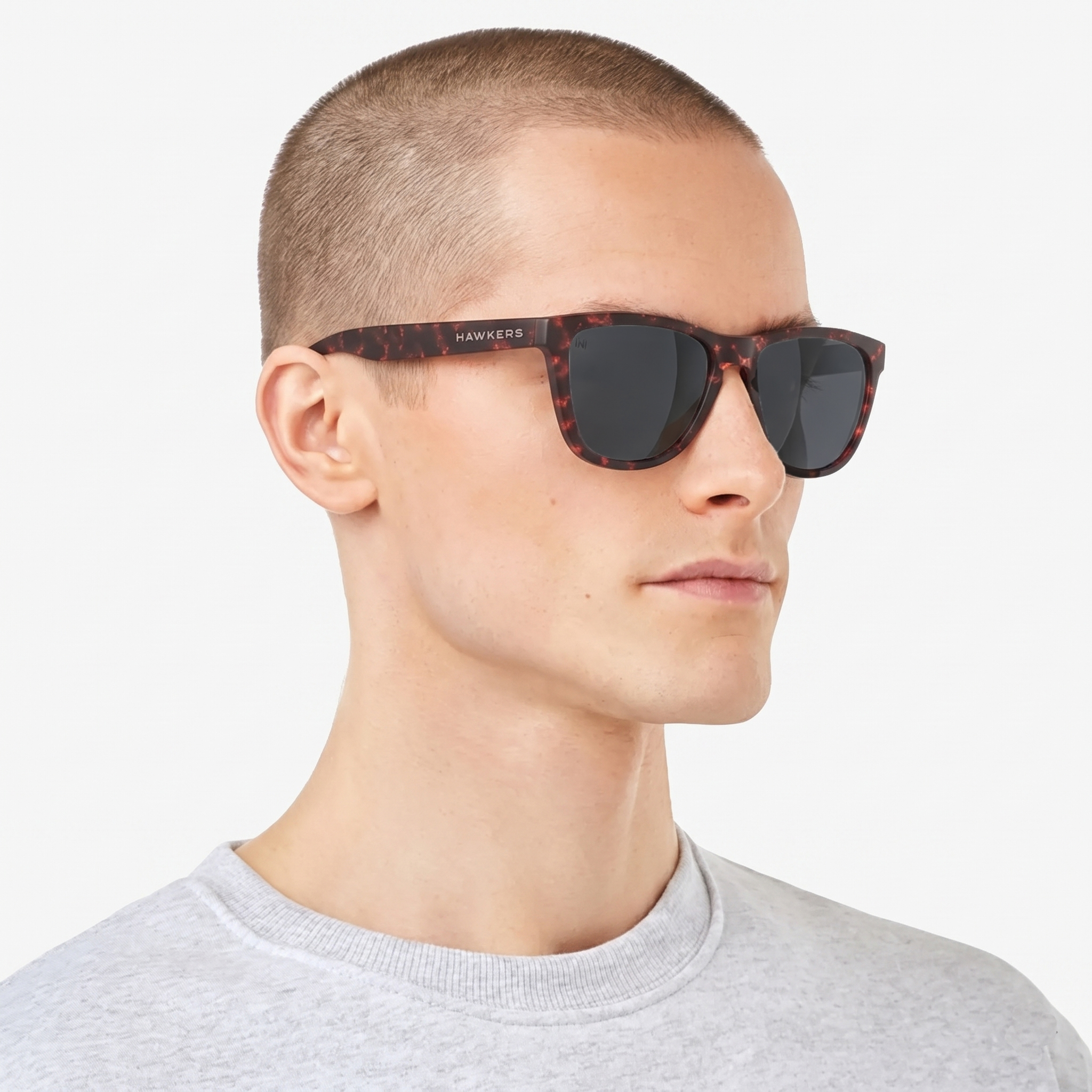 LENTES DE SOL HAWKERS ONE OTR32 MARRON MATE NEGRO TALLA 54MM - NEZMUN.PE - 3