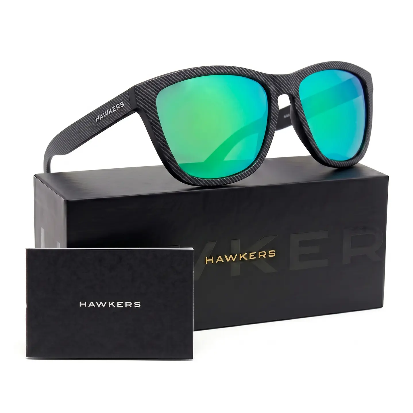 LENTES DE SOL POLARIZADO HAWKERS ONE HOCA22NETP CARBONO VERDE ESPEJADO TALLA 54MM - NEZMUN.PE - 1