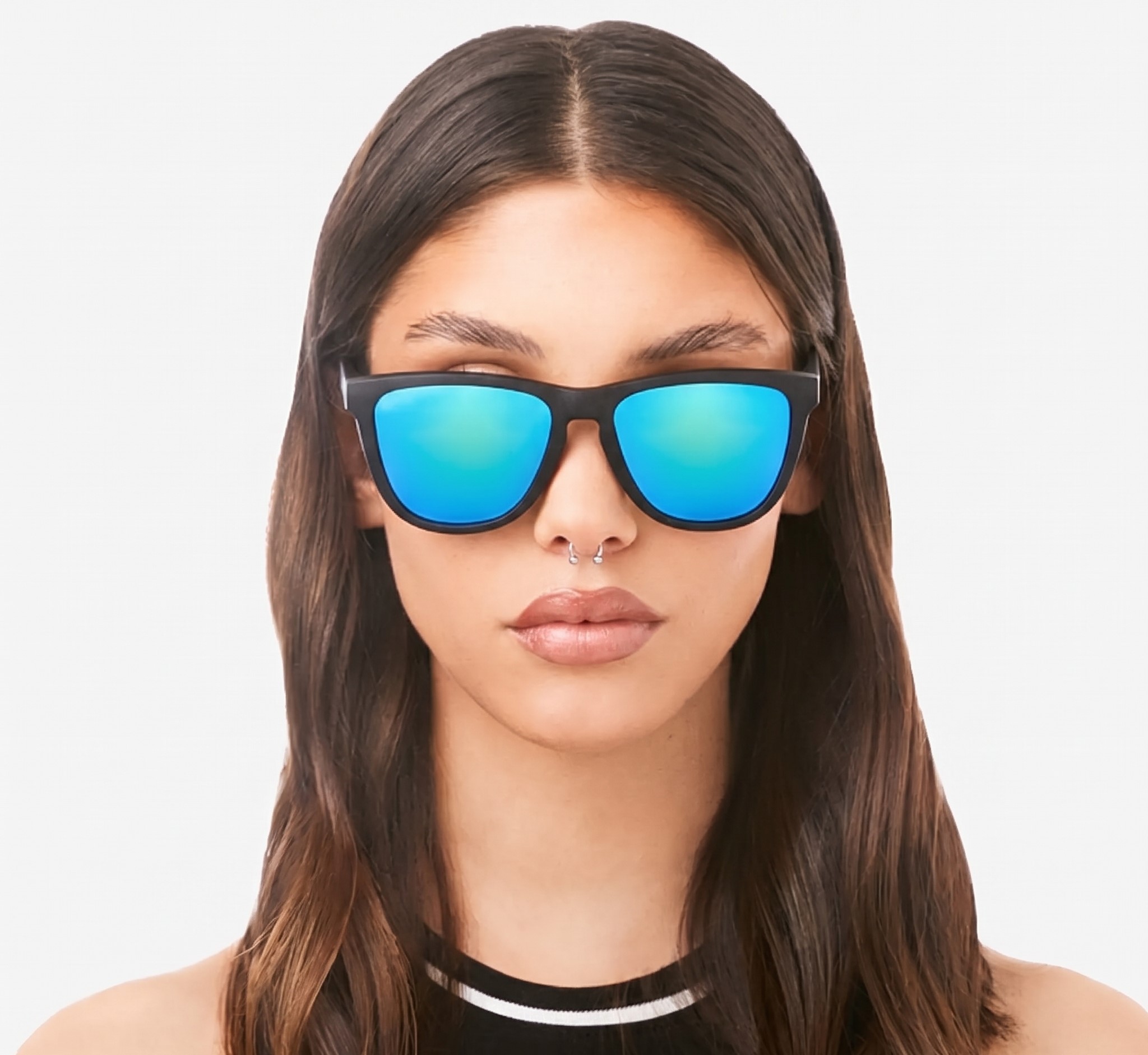LENTES DE SOL HAWKERS ONE O18TR02 NEGRO MATE VERDE ESPEJADO TALLA 54MM - NEZMUN.PE - 3