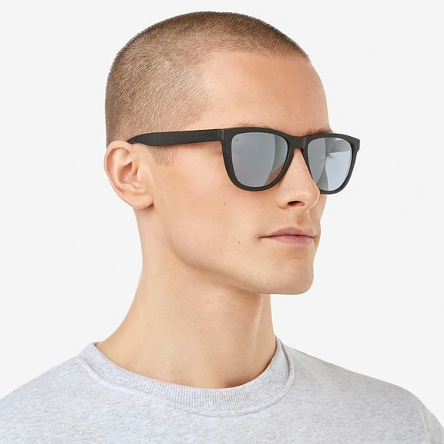 LENTES DE SOL HAWKERS ONE O18TR50 NEGRO MATE GRIS ESPEJADO TALLA 54MM - NEZMUN.PE - 2