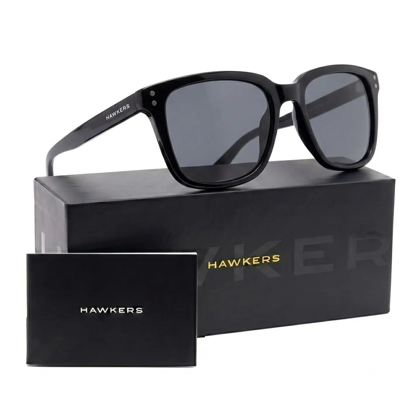 LENTES DE SOL POLARIZADO HAWKERS JACK BLACK GREY HJAC22BGTP - TALLA 51MM - NEZMUN.PE - 1