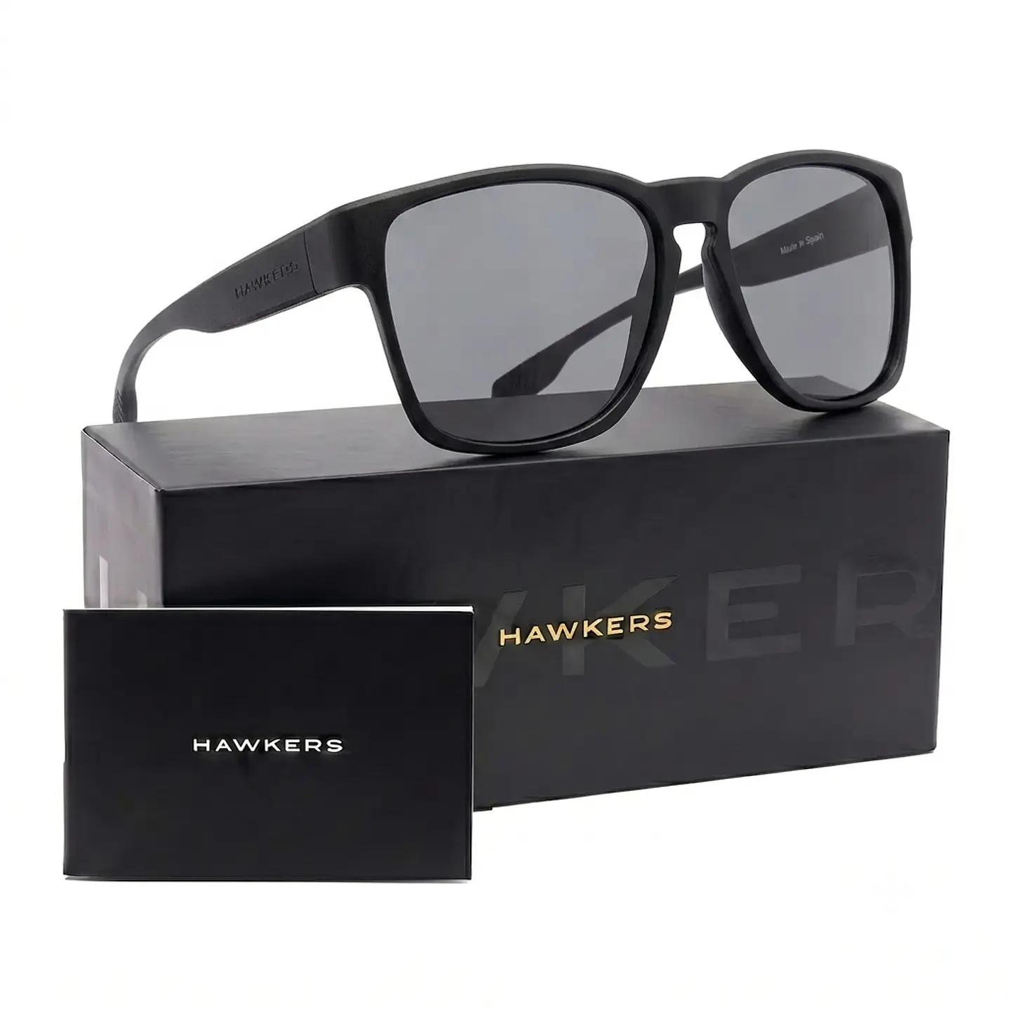 LENTES DE SOL POLARIZADO HAWKERS CORE RAW BLACK HCRA22BBTP - TALLA 56MM - NEZMUN.PE - 1
