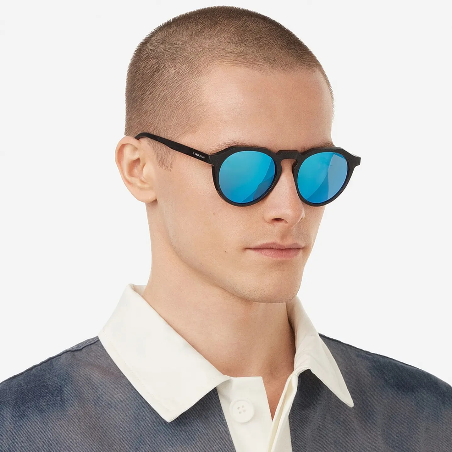 LENTES DE SOL HAWKERS WARWICK RAW - BLACK CLEAR BLUE HWRA22BLT0 UNISEX - TALLA 51MM - NEZMUN.PE - 3