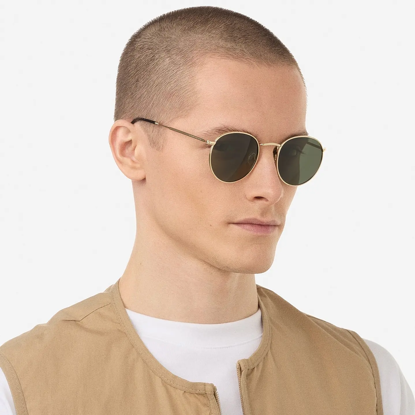 LENTES DE SOL POLARIZADO HAWKERS MOMA MIDTOWN GOLD GREEN HMMI22DEMP - TALLA 49MM - NEZMUN.PE - 2