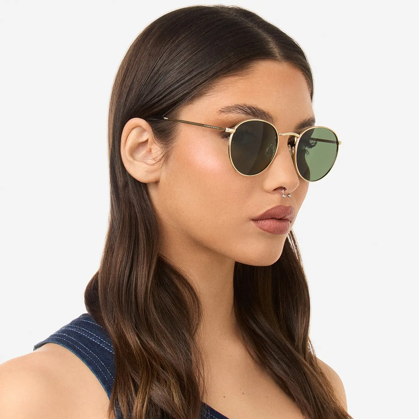 LENTES DE SOL POLARIZADO HAWKERS MOMA MIDTOWN GOLD GREEN HMMI22DEMP - TALLA 49MM - NEZMUN.PE - 3