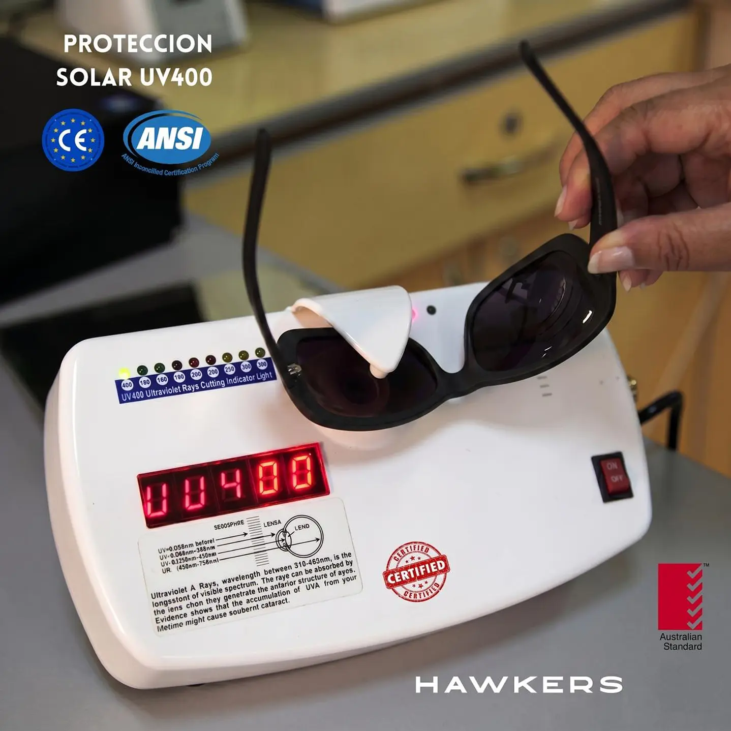 LENTES DE SOL HAWKERS WARWICK CARBON NEGRO DARK W18TR11 - TALLA 51MM - NEZMUN.PE - 6