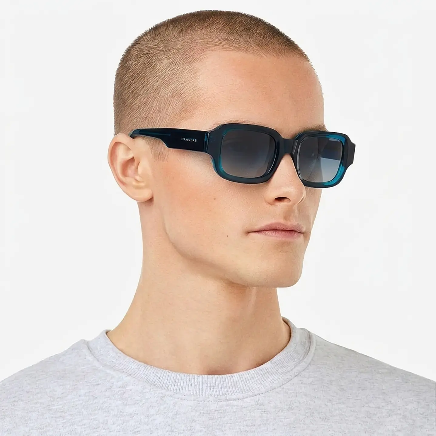 LENTES DE SOL HAWKERS AZURE HAZU26LLT0 AZUL INDIGO UNISEX - TALLA 52MM - NEZMUN.PE - 3