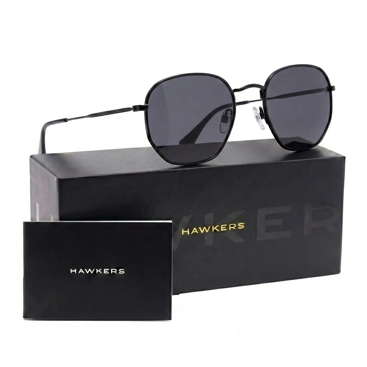 LENTES DE SOL POLARIZADO HAWKERS SIXGON DRIVE - BLACK GREY HSDR22BGMP - TALLA 50MM - NEZMUN.PE - 1