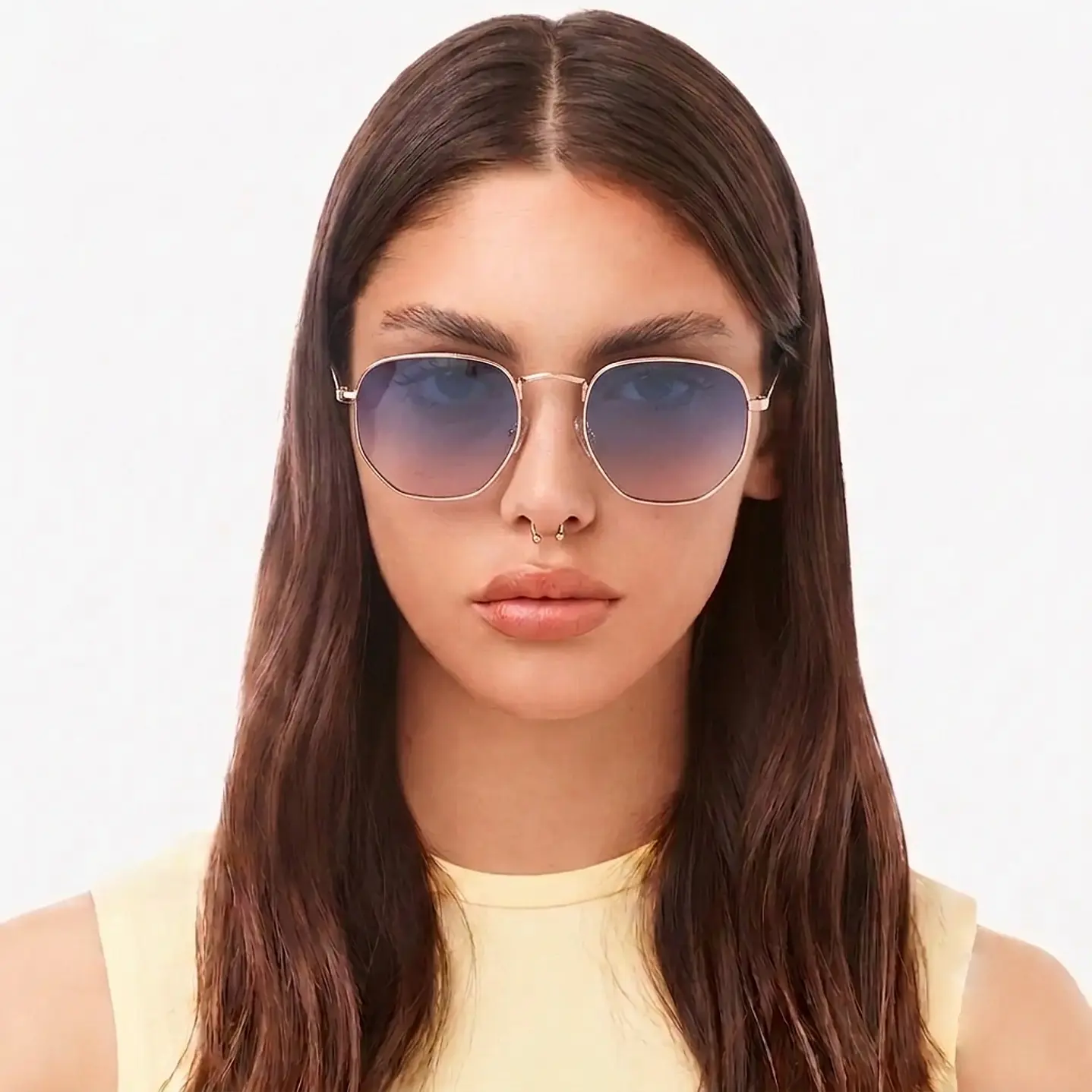 LENTES DE SOL POLARIZADO HAWKERS SIXGON DRIVE  ROSE GOLD BLUE HSDR22KLMP - TALLA 50MM - NEZMUN,PE - 2