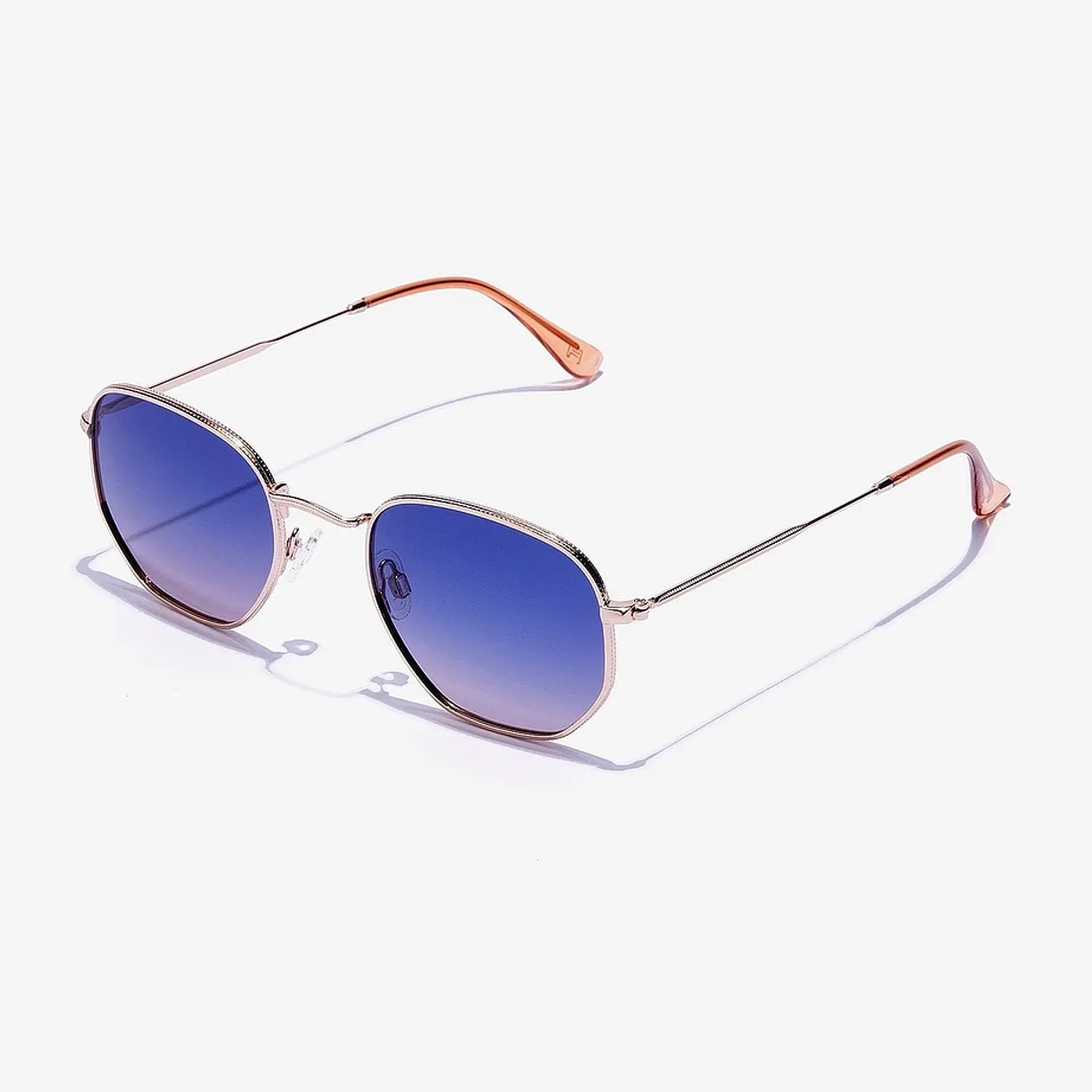 LENTES DE SOL POLARIZADO HAWKERS SIXGON DRIVE  ROSE GOLD BLUE HSDR22KLMP - TALLA 50MM - NEZMUN,PE - 5