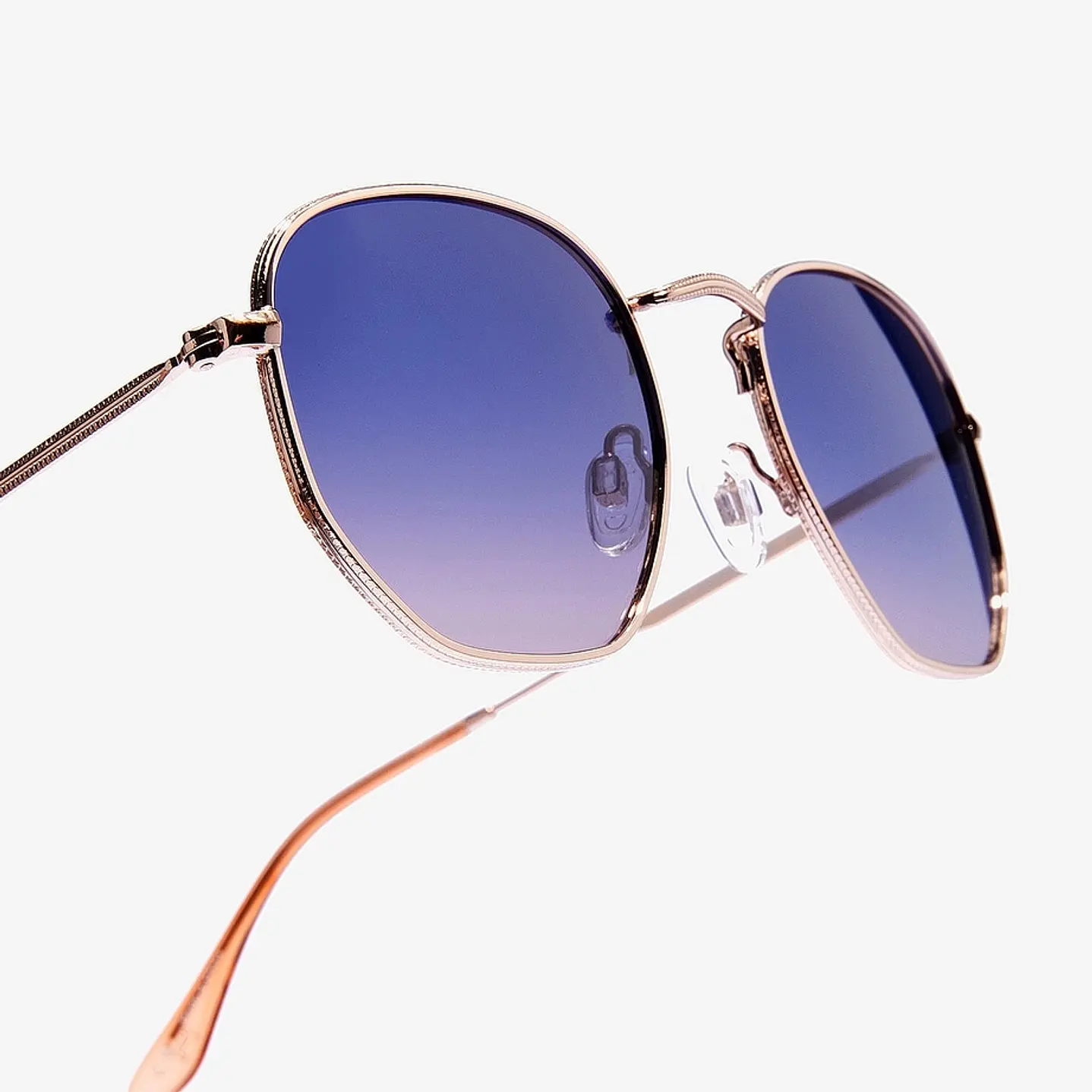 LENTES DE SOL POLARIZADO HAWKERS SIXGON DRIVE  ROSE GOLD BLUE HSDR22KLMP - TALLA 50MM - NEZMUN,PE - 7